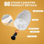 80 Canister Replacement for Aprilaire 800 Canister, 80 Steam Canister Substitute for Aprilaire 800 Replacement Canister (OEM), Canister Part 80 for Aprilaire 800 801 865 866 Whole House Humidifiers