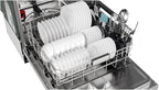 SHARP SDW6767HS Smart Dishwasher Works with Alexa. Includes LED Interior lights, Stainless Steel interior, Heated Dry with Fan Assist, Wash Zone cleans half load on either rack, Adjustable Third Rack
