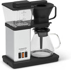 SimplyGoodCoffee Coffee Maker / Coffee Machine. 8 Cup Automatic Drip Pour Over Coffee Brewer. Easy To Use, Gold Cup Standard. Black/Stainless Steel