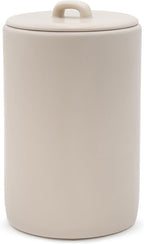 Ceramic Food Storage Jars, 108 Oz, Airtight Lid Handle, Kitchen Canisters for Grounds Coffee, Coffee Pods, Tea, Flour, Sugar, Rice, Pantry Organization or Kitchen Countertop Containers set