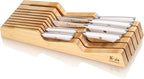 Cangshan ELBERT Series German Steel Forged 7-Piece In-Drawer Set, Bamboo (White)