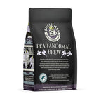 Bones Coffee Company Pear-Anormal, Caramel and Spiced Pear Flavored Coffee, Medium Roast Low Acid Arabica Beans Compatible with Auto drip and French Press Coffee Maker, 12 Oz Ground