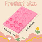 Pig Nose Chocolate Silicone Mold Pig Ear Fondant Molds, for Baby Showers, Birthday Party Cake Decoration Candy Cookie Muffins Flower Paste DIY Gypsum Epoxy Polymer Clay Crafts