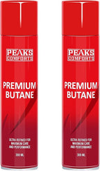 Butane Refill for Torch Lighter - 300ML High Purity Butane, for Kitchen Torch, Butane Torch, Torch Lighter Refill Gas (Pack of 2)