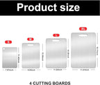 Katuchef Titanium Cutting Board,2026 New 100% Pure Titanium Cutting Boards for Kitchen,Non toxic Doubld-Side Durable Chopping Boards, Easy to Clean and Store(1PC-XL:18.11 * 11.81)