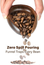 KitchenTour Organic Coffee Kit - Wooden Dosing Cup & 8ml Anti-Static Sprayer - 2-in-1 Barista Set for Espresso/Cold Brew