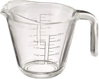 HARIO MJP-500-GR Measuring Cup, 16.9 fl oz (500 ml), Practical Capacity, 16.9 fl oz (500 ml), Gray, Made in Japan