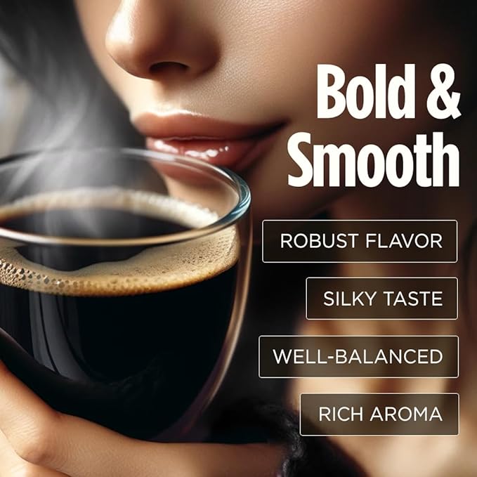 VitaCup Extra Shot Strong Coffee Pods, Bold & Intense Dark Roast w/Espresso Shot, High Caffeine, Vitamin B12, Antioxidants, Recyclable Single Serve Pod Compatible with Keurig K-Cup Brewers, 64ct