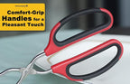 Extra Long Scissor Tongs 15-Inch Stainless Steel Barbecue Grilling Tongs