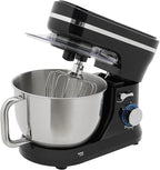 Stand Mixer, 380W 8+1 Speed Multifunctional Kitchen Mixer with 1.19gal Stainless Steel Bowl Tilt-Head Meat Grinder Electric Food Mixer with Beater, Dough Hook and Whisk Black for Most Home Cooks