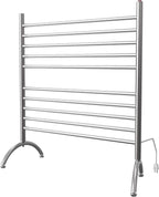 Amba Solo 33" Freestanding 10 Bar Towel Warmer in Brushed