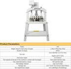 Manual Dough Divider 24pcs, Commercial Dough Dividing Cutting Machine, Stainless Steel Dough Cutter for Bakery, Pizzeria