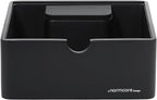 Normcore Compact Espresso Knock Box, Metal Coffee Knock Box, Heavy-Duty Knockbox, Anodized Aluminum, Espresso Accessories for Coffee Grounds, Black