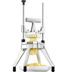VEVOR Commercial Vegetable Fruit Chopper 3/8″ Blade Heavy Duty Professional Food Dicer Kattex French Fry Cutter Onion Slicer Stainless Steel for Peppers Potato Mushroom, Sliver