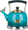 Tea Kettle Stainless Steel Teapot, Stainless Steel Teakettle for Stove Top with Heat Proof Ergonomic Handle 3.0 Quart