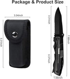 Gift for Dad/Men/Kids, Multitool Pocket Knife with Switch Blades, Can Opener, Wire Cutter, Plier Screwdrivers, Fishing Knife for Camping Hunting