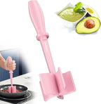 Upgrade Meat Chopper, Heat Resistant Meat Masher for Hamburger Meat, Ground Beef Smasher, Nylon Hamburger Chopper Utensil, Non Stick Mix and Chop, Potato Masher Tool