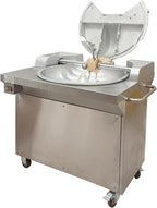 TECHTONGDA Commercial Food Processor Chopper for Meat and Vegetable, Electric Food Cutter Grinder Machine, 1500W Meat Bowl Chopper Machine with 24L Capacity for Restaurant