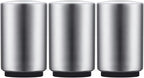 3PCS Premium Automatic Beer Bottle Opener, Magnet Stainless Steel Push Down Off Soda Lid Open Magnetic Catching No Damage Caps, Portable Pop the Top Bar Tools for Home Wine Accessories Picnic Camping