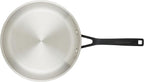 KitchenAid 30051 5-Ply Clad Polished Stainless Steel Frying Pan Set/Skillets, 8.25 Inch and 10 Inch - Polished Stainless Steel