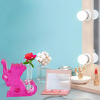 SourceTon Silicone Resin Mold Set for Flower Vases – Includes 2 Cat-Shaped Test Tube Vase Molds and 8 Test Tubes, Epoxy Resin Molds for DIY Floral Decor and Home Crafts