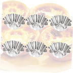 Unomor Pcs Stainless Steel Sauce Dish Egg Tart Tins Egg Tart Shell Baking Pan Puto Molder Filipino Baking Supplies Dish Mini Paper Cups Mold Cake Portuguese s