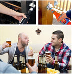 20 Pack Bottle Opener Wall Mounted, Vintage Beer Bottle Opener with Screws for Bars KTV Hotels Homes, (Silver)