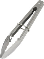 Chef Craft Clam Shell Tongs, 9-Inch, Stainless Steel