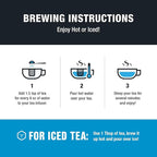 Tiesta Tea - Love & Warmth Loose Leaf Tea Gift Set, Loose Leaf, 6-Flavor Premium Variety Pack with Ball Strainer for Steeping, Brewing, and Enjoying, Valentines Day Assortment to Make Hot or Iced