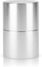 Viski Ice Ball Press Aluminum Ice Press for Whiskey Bourbon Scotch Old Fashioned Cocktail & Rocks Beverage, Clear Ice Ball Maker Mold Size, Barware Equipment & Gift Essentials, 55mm / 2.1", Silver