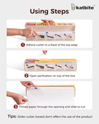 Katbite Parchment Paper Roll for Baking, 2 Pack of 15 in x 210 ft, Heavy Duty Cooking Paper for Baking Bread, Cookies, Non-stick for Oven, Air Fryer, Steamer, Heat Press with 2Pcs of Slide Cutter