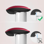 Canslab Ultrablade PRO Auto Stop Can Opener - Rechargeable Electric Can Opener for Kitchen for Seniors with Arthritis- One touch Side Cut Can Opener, Smooth Edge, Handfree, Portable Small Size, Red