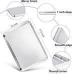 TeamFar Baking Sheet with Rack, 17.6 x 13 x 1 Inch Stainless Steel Baking Tray Pan Cookie Sheet with Cooling Rack Set for Baking/Roasting/Cooling, Non-Toxic & Heavy Duty, Dishwasher Safe