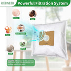 8 Pack Type Z HEPA Vacuum Bags for Riccar Moonlight, Pizzazz, Sunburst & Simplicity Jill, Jack, Snap Vacuum Cleaners, Part RZH-6/SZH-6