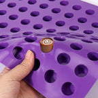 88-Cavity Cylinder Gummy Candy Silicone Molds,Chocolate Truffles Mold for Fat Bombs Keto Snacks Pralines Jelly Caramel Mold
