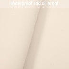 Leather Table Cover,1.8mm Thick,36x72 Inch Table Protector,Table Protector for Dining Room Table,Dining Room Table Protector Pad.(Off White+Light Gray,36x72)