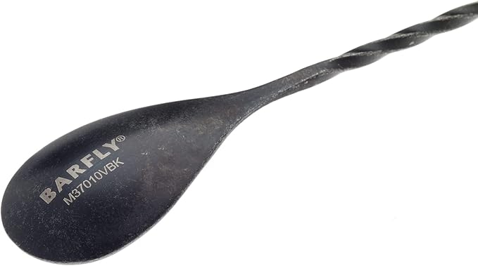 Barfly Japanese Style Bar Spoon, 13 3/16" (33.5 cm), Vintage Black