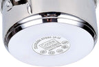 Cooks Standard 18/10 Stainless Steel Stockpot 12-Quart, Classic Deep Cooking Pot Canning Cookware with Stainless Steel Lid, Silver