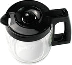 12-Cup Replacement Coffee Carafe Pot only Compatible with Hamilton Coffee Maker, Machine, Brewer Models 49980A, 49980Z, 49983, 49618, 46300, 46310, 49976, 49966, 49350 | Black