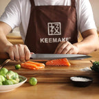KEEMAKE Sashimi Sushi Knife Japanese - 9.5 inch Yanagiba Knife Japanese VG10 Stainless steel Single Bevel Blade, Perfect Rosewood Handle Filleting & Slicing Knives