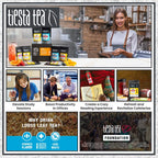 Tiesta Tea - Herbal & Rooibos Tea Sampler Dry Flight Set, Loose Leaf, No Caffeine Blend, Makes Hot & Iced, Assorted Herbal, Rooibos, Fruit Blends & More, 8 Resealable Sample Pouches