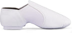 Linodes Unisex 006 PU Leather Upper Slip-on Jazz Shoe for Women and Men's Dance Shoes