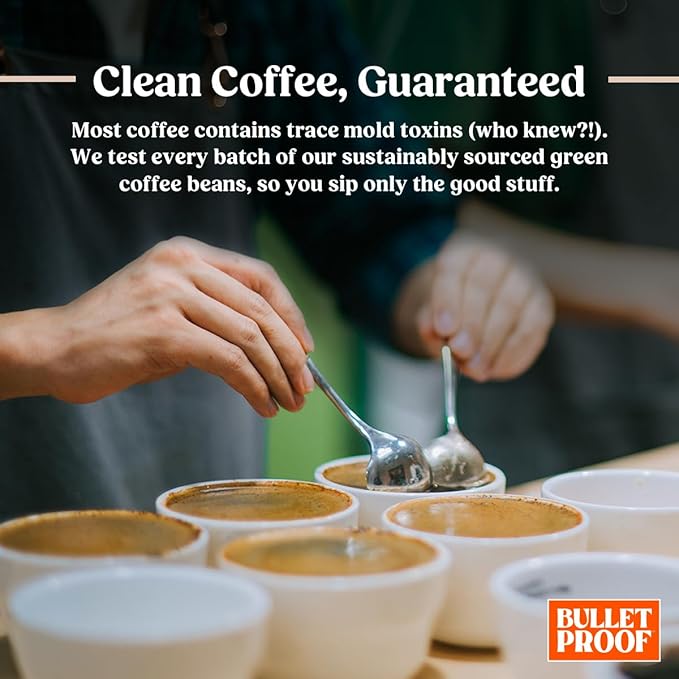 Bulletproof Original Medium Roast Ground Decaf Coffee, 12 Ounces, 100% Arabica Coffee, Clean Coffee Tested for Toxins, Packaging May Vary (Pack of 2)
