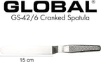 Global 6 inch Angled Palette Knife, Cranked Spatula, Stainless Steel, Baking, GS-42/6