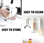 2PCS Jar Opener,Multi-Function Stainless Steel Jar Opener,Practical Multifunctional Jaropener,Easy Twist Manual Handheld Top Remover