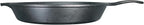 Lodge 15 Inch Cast Iron Pre-Seasoned Skillet – Signature Teardrop Handle - Use in the Oven, on the Stove, on the Grill, or Over a Campfire, Black