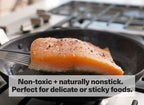 Misen 10 Inch Pre-Seasoned Carbon Steel Fry Pan – Lightweight, Even Heating, Heat Retention – Oven Safe to 500°F – Ideal for Searing, Sautéing, and Frying – Versatile Durable, Easy to Clean