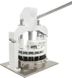 18PCS Table Top Manual Dough Divider Manual Hydraulic Dough Dividing Machine 2 Trays Manual Equal Dough Cutter Bread Bakery Dough Cutter Machine 2.12oz-11.29oz(60g-320g)/pcs