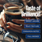 VitaCup Genius Instant Coffee Packets, Increase Energy & Focus, Keto Coffee, Serve Hot or Cold Brew, MCT Oil, Turmeric, B Vitamins, D3, Bold & Smooth,100% Arabica Coffee in Single Serve Sticks, 24 Ct