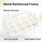 Silicone Muffin Pans for Baking, Metal Reinforced Frame 12 Cups Regular Size Silicone Cupcake Pan Nonstick Muffin Tin for Baking Muffin, Cupcake, Frittatas,BPA Free, Dishwasher Safe